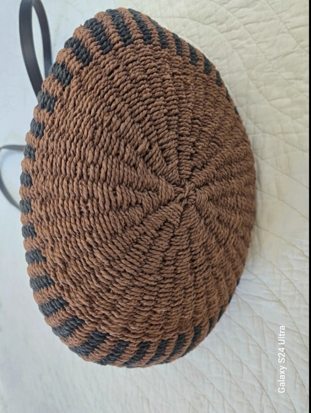 Patricia Nash Large Woven Striped Tote Bag - Picture 8 of 10